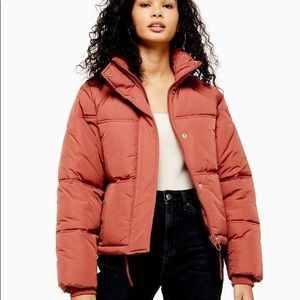 Topshop rose puffer